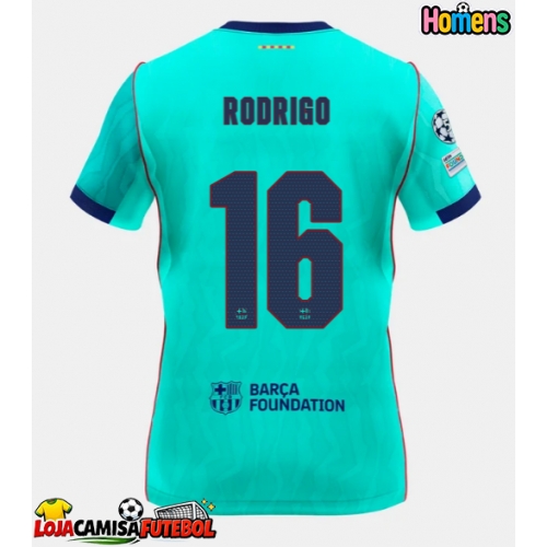Camisa de Futebol Barcelona Rodri Hernandez #16 Equipamento Alternativo 2026-27 Manga Curta